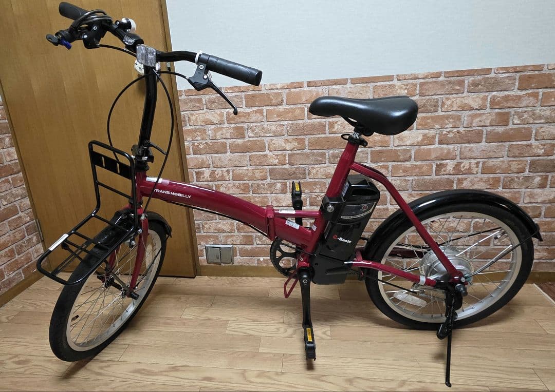 送料込！TRANS MOBILITY e-Basic 電動アシスト自転車 赤