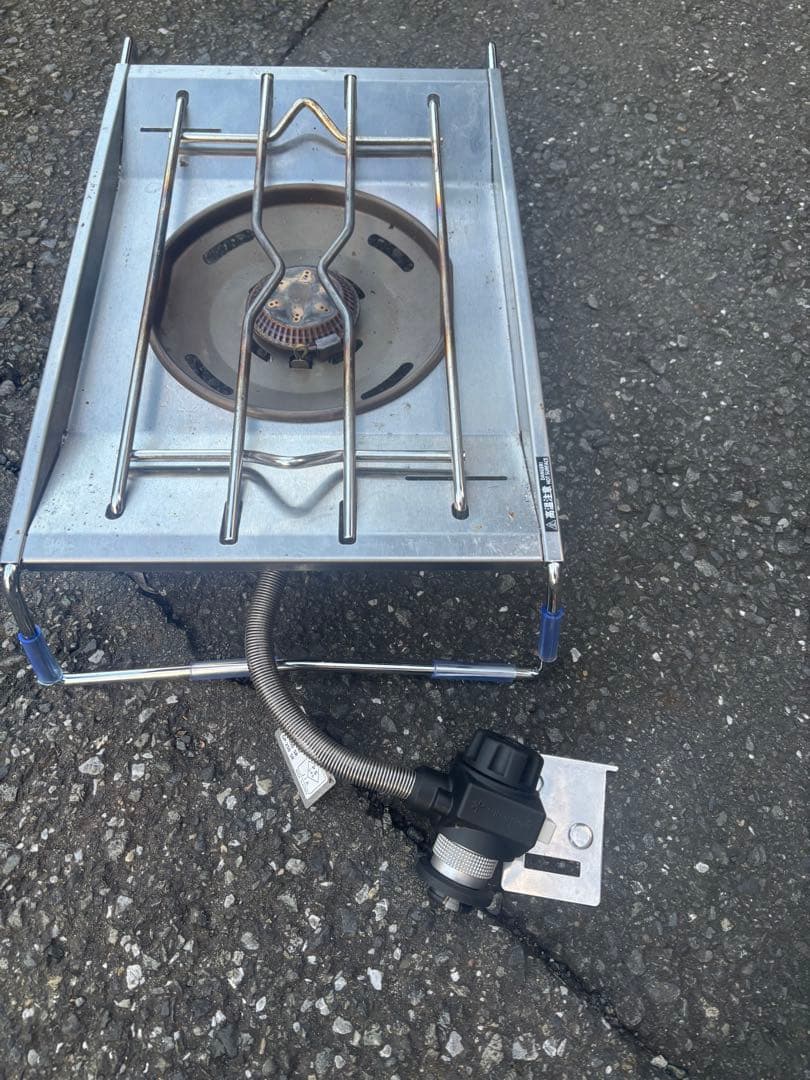 スノーピーク　フラットバーナー　CB缶つけられます