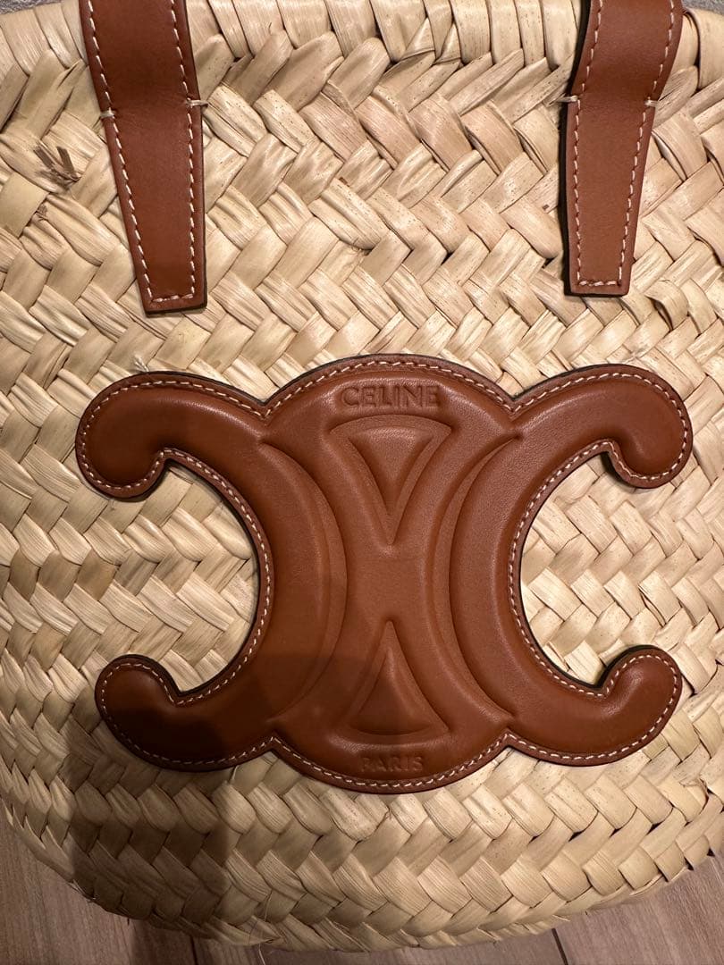 CELINE かごバッグ トリオンフ クラシック パニエ