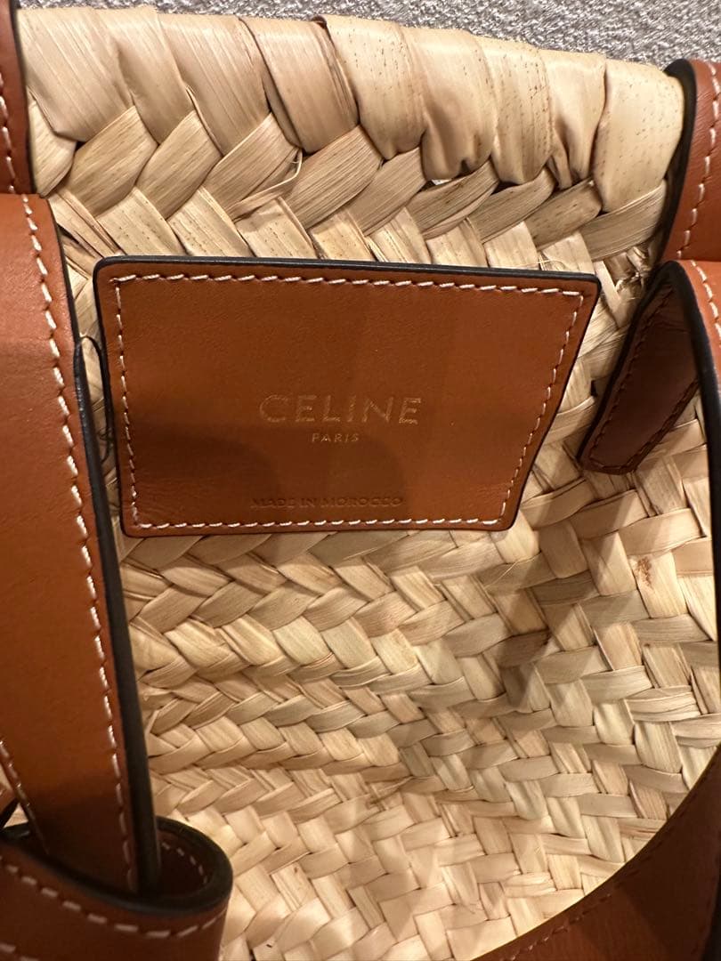 CELINE かごバッグ トリオンフ クラシック パニエ