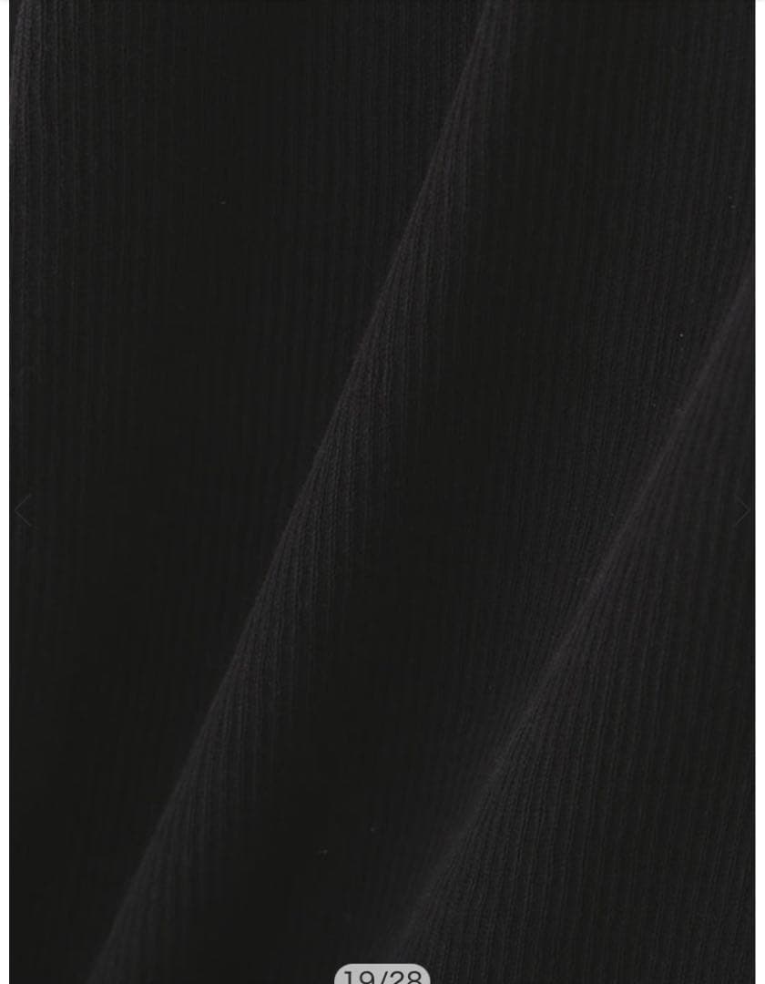 ETRE TOKYO フロントホックソフトプルオーバー BLACK