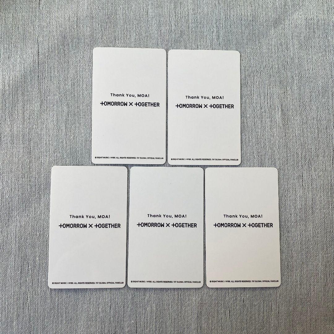 TXT 新規入会 お友達紹介 FC 特典 トレカ 5枚セット