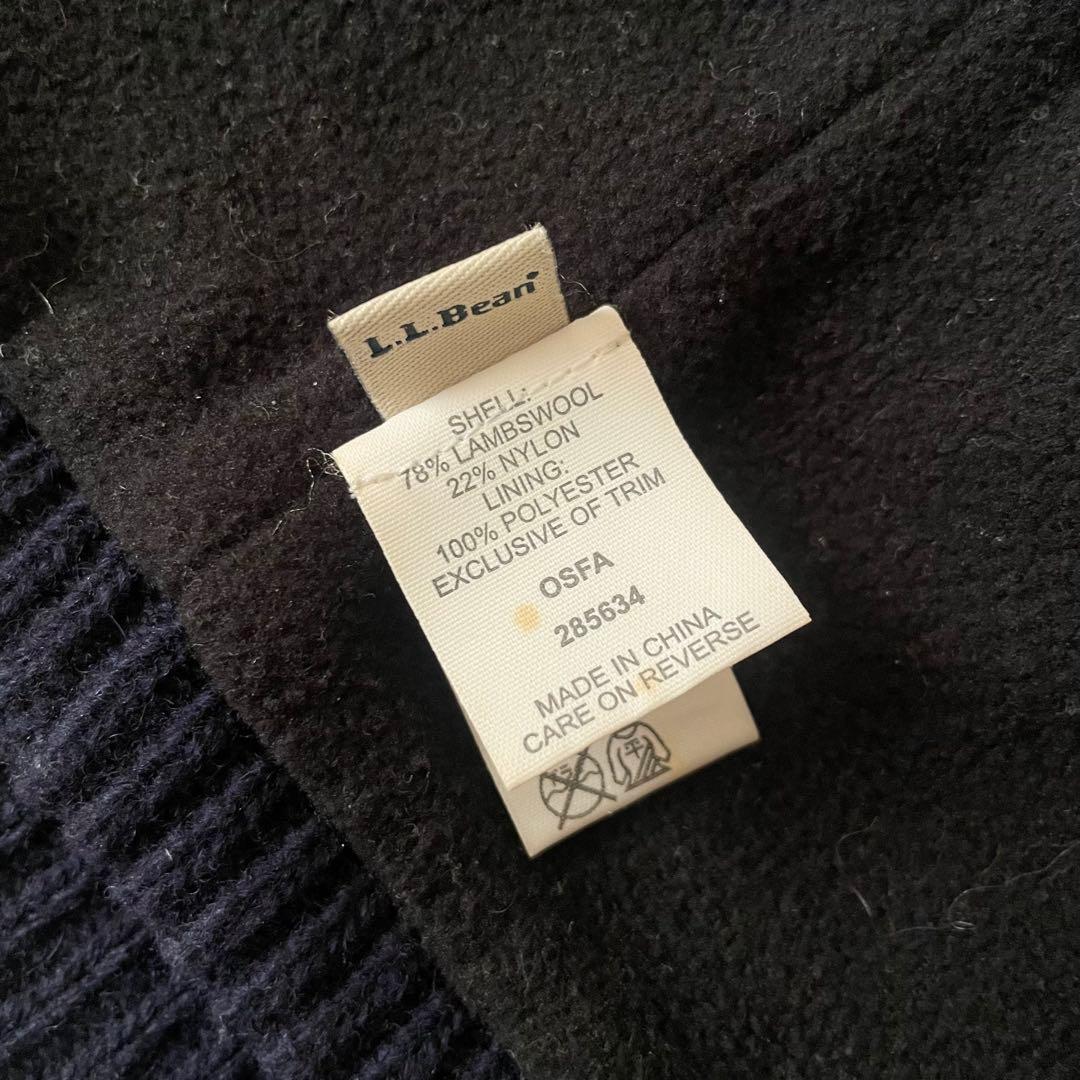 00s L.L.Bean エルエルビーン バーズアイ ニット帽 ビーニー