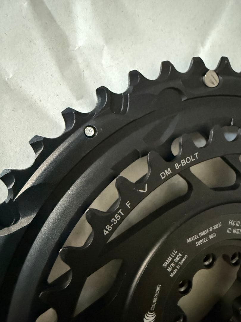 SRAM RED AXS Power Meter チェーンリング　48/35T