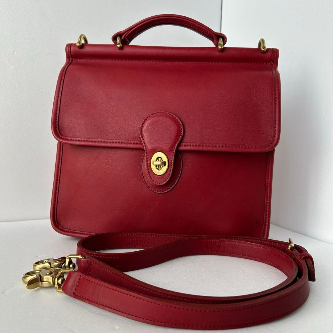 クリーニング済 old coach 9927 Willis Bag USA製