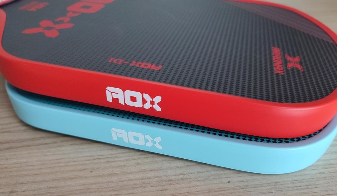 2個セット ピックルボール パドル ARRONAX カーボン加工の摩擦面 青 赤