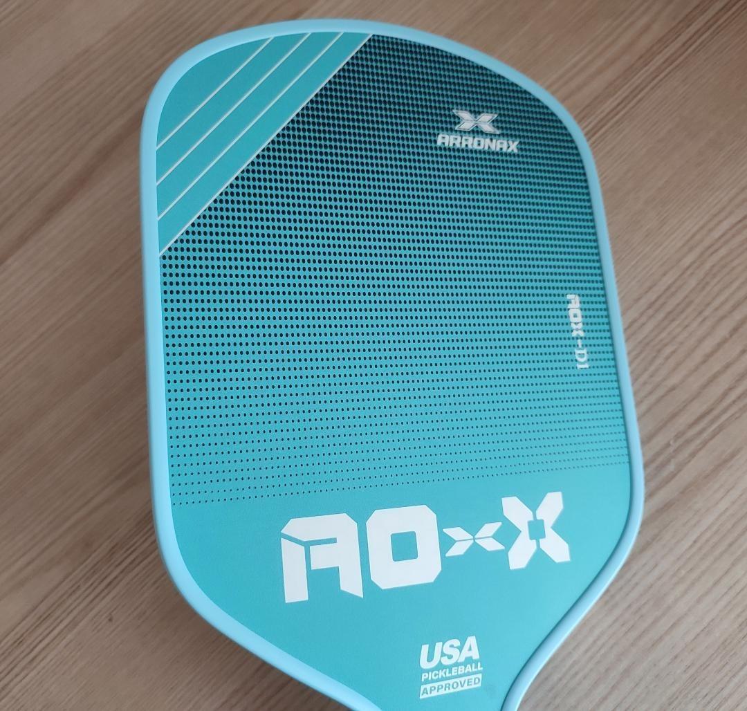 2個セット ピックルボール パドル ARRONAX カーボン加工の摩擦面 青 赤