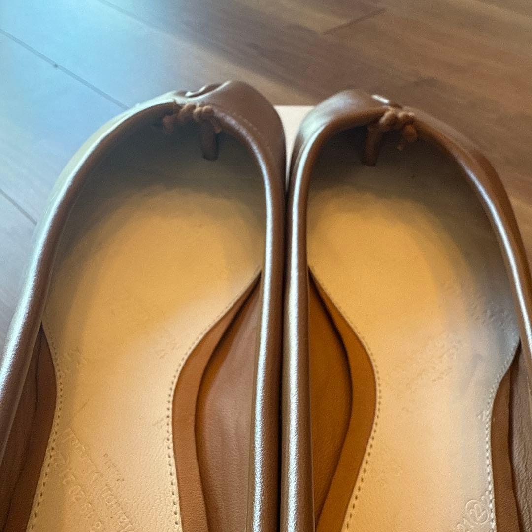 最終値下げ　メゾンマルジェラ　tabiパンプス　35 ブラウン