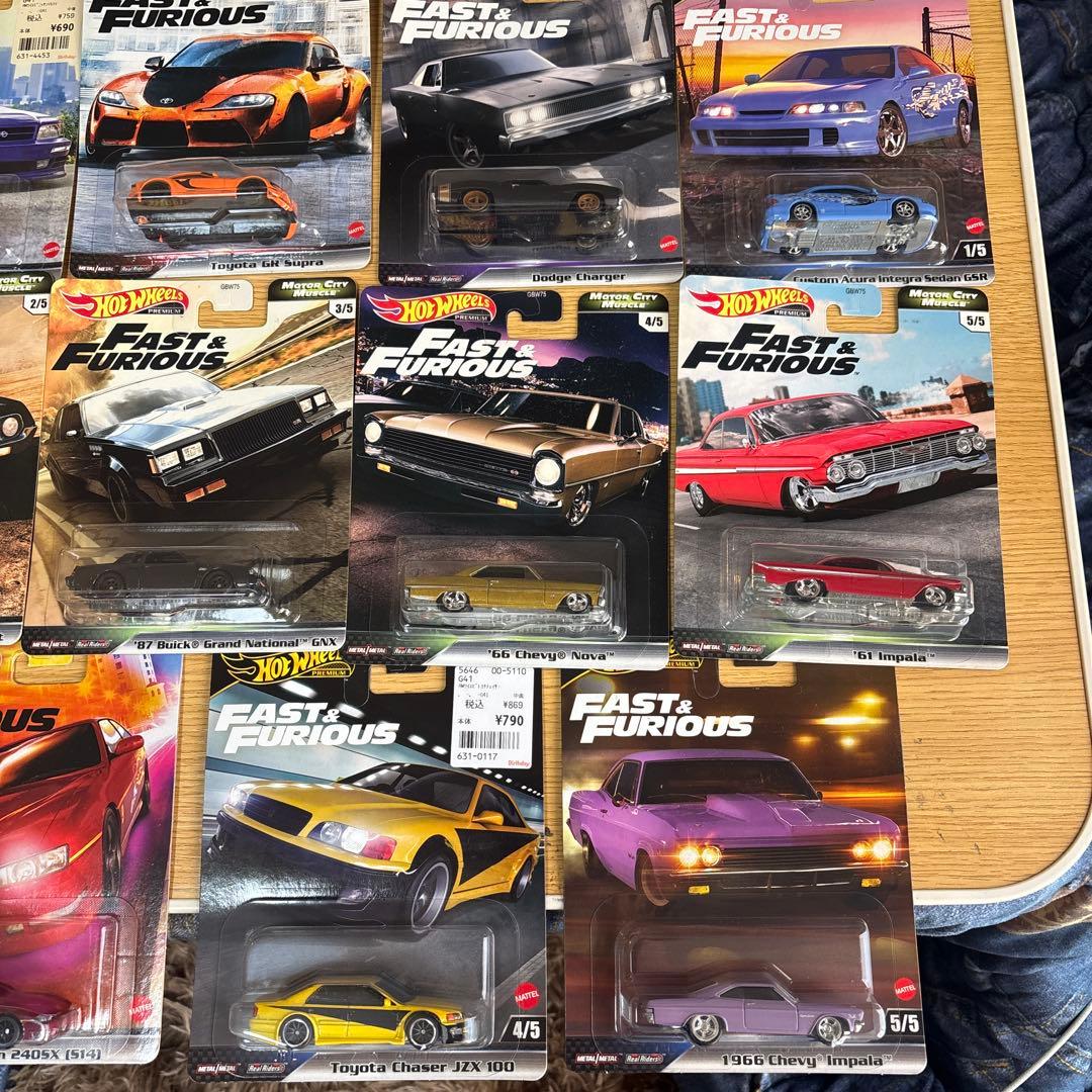ホットウィール FAST & FURIOUS ミニカー 24台セット