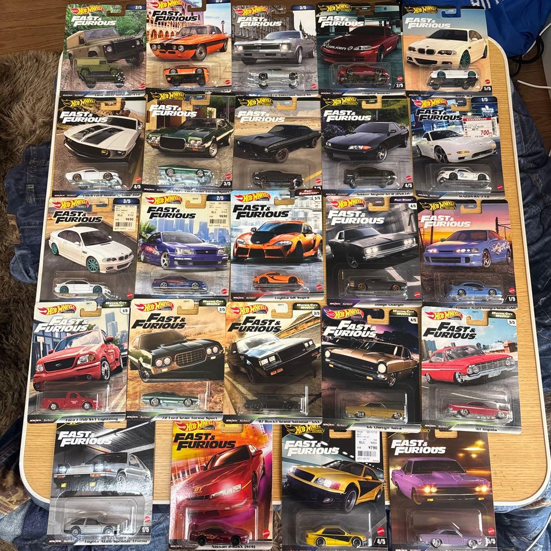ホットウィール FAST & FURIOUS ミニカー 24台セット