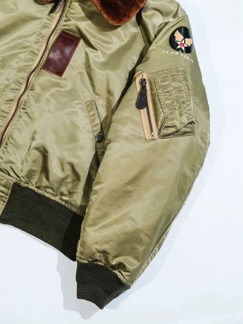 Sサイズ希少B-15B初期型 復刻 フライトジャケットREALSIMONS 新品