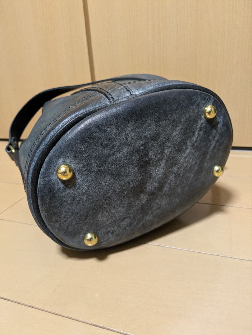 【アラスカ/未使用品】HERZ ヘルツ 巾着ショルダー CK-28-M