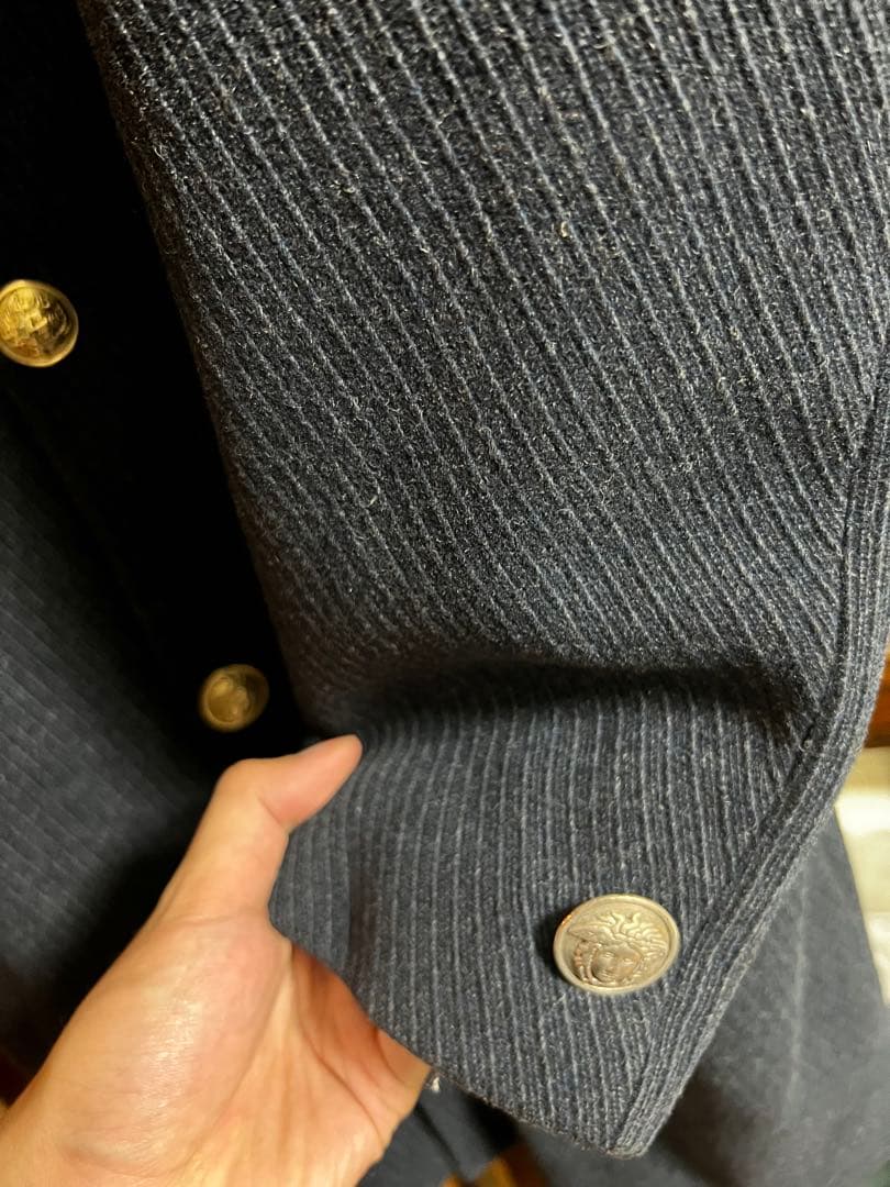 VERSACE JEANS COUTURE 太畝コーデュロイ　コート