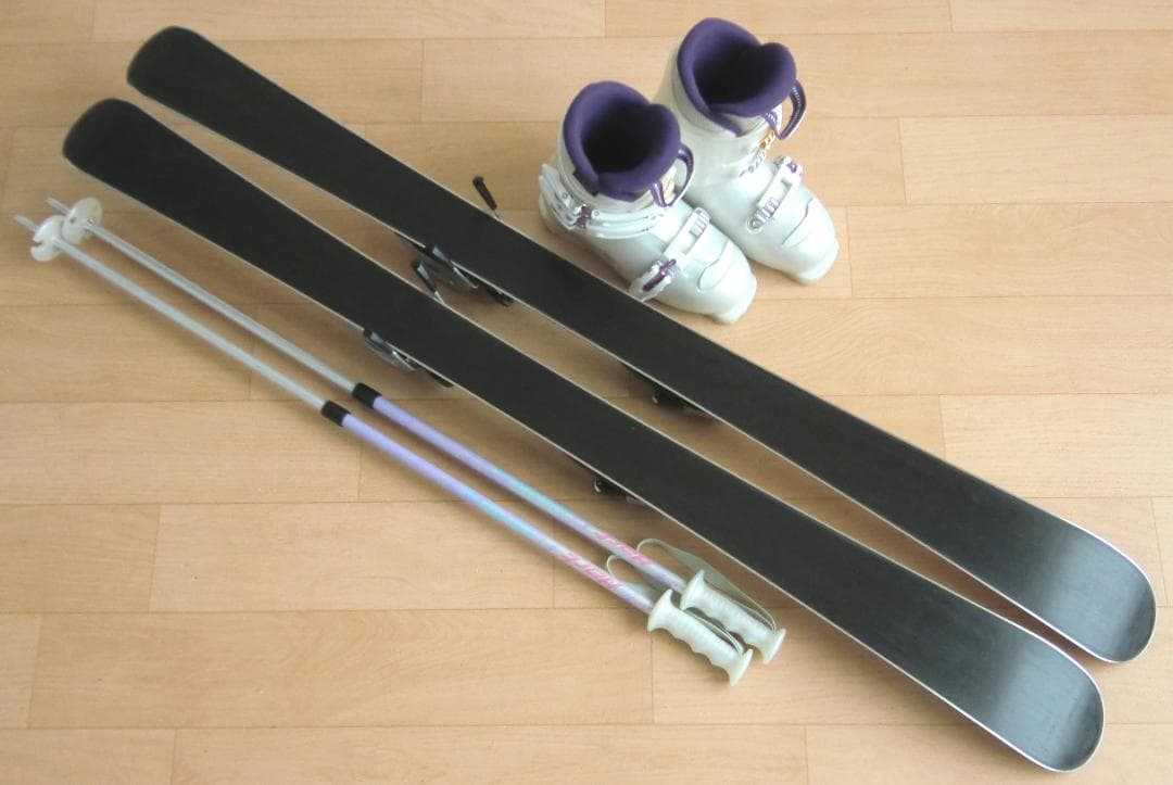 ■■送料無料■ELAN＋Hart■子供用スキー4点セット■板120/靴22■■