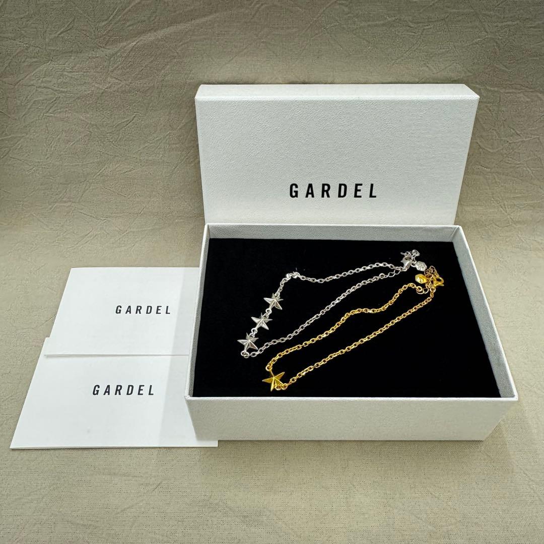 GARDEL アンクレット STAR 星 ゴールド シルバー 2本組