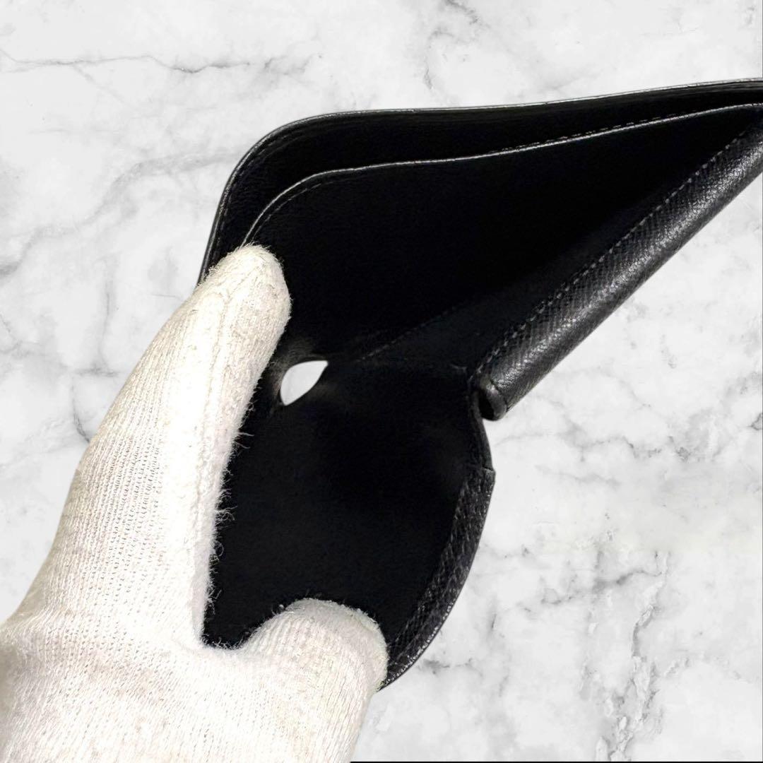 美品✨ LOUIS VUITTON ポルトフォイユマルコ　エピ　黒　二つ折り財布
