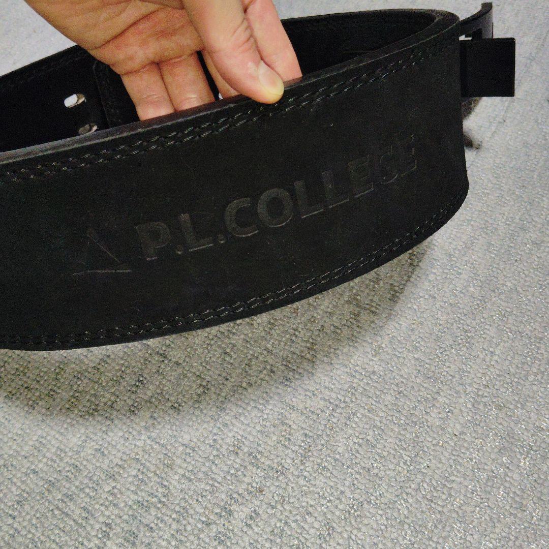 P.L. COLLEGE ウエイトリフティングベルト　パワーベルト　Mサイズ