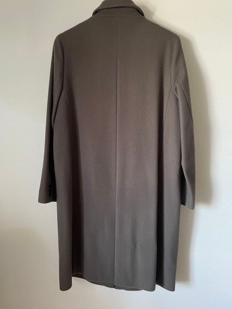 【美品】SHIPS ウールチェスターコート40 ダークグレー