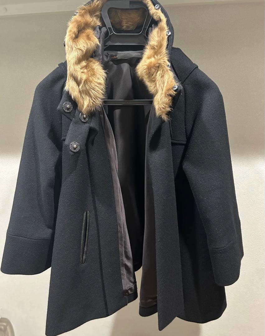 muller of yoshiokubo ケープコート　黒