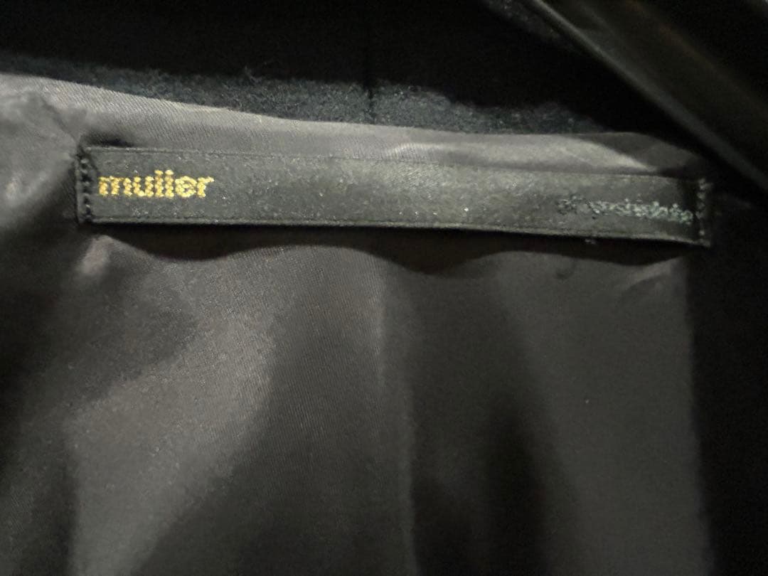 muller of yoshiokubo ケープコート　黒