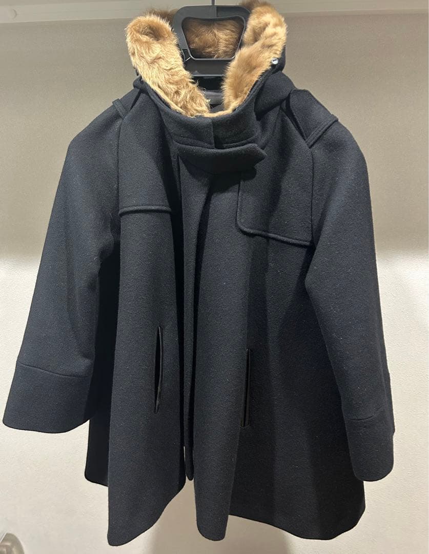 muller of yoshiokubo ケープコート　黒