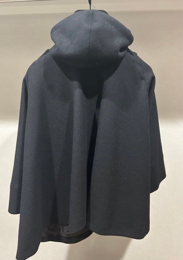 muller of yoshiokubo ケープコート　黒