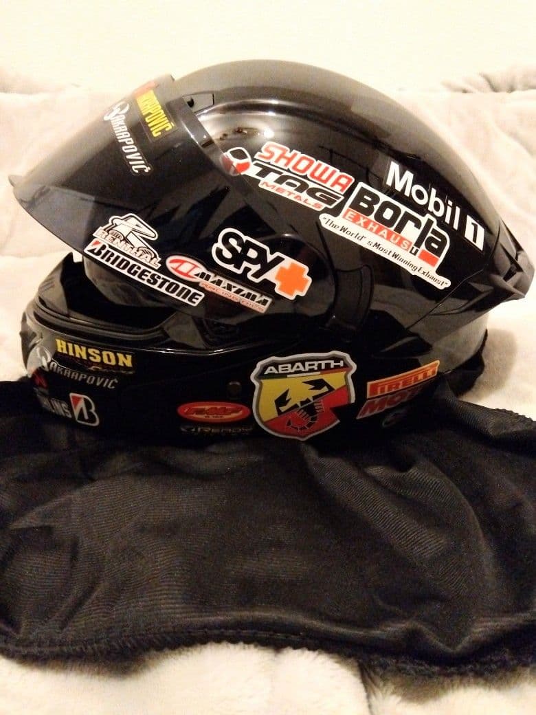 【新品】限定デザイン１点物！システムヘルメット★XL★『工房SSS』制作！