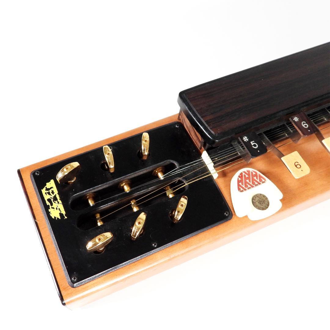 ZEN-ON 冴 全音高級大正琴 エレキ和楽器 6弦楽器 27鍵 弦楽器 音楽