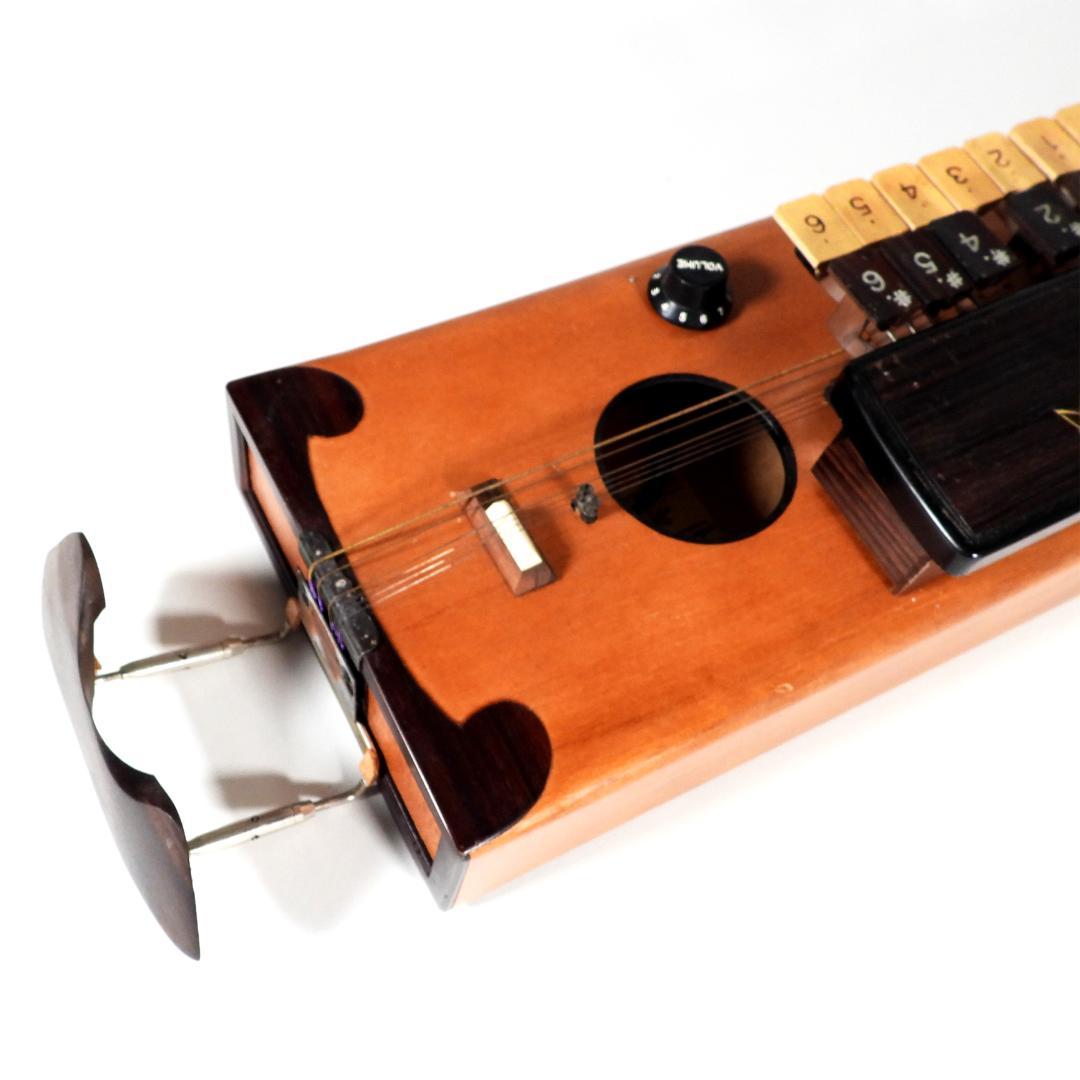 ZEN-ON 冴 全音高級大正琴 エレキ和楽器 6弦楽器 27鍵 弦楽器 音楽