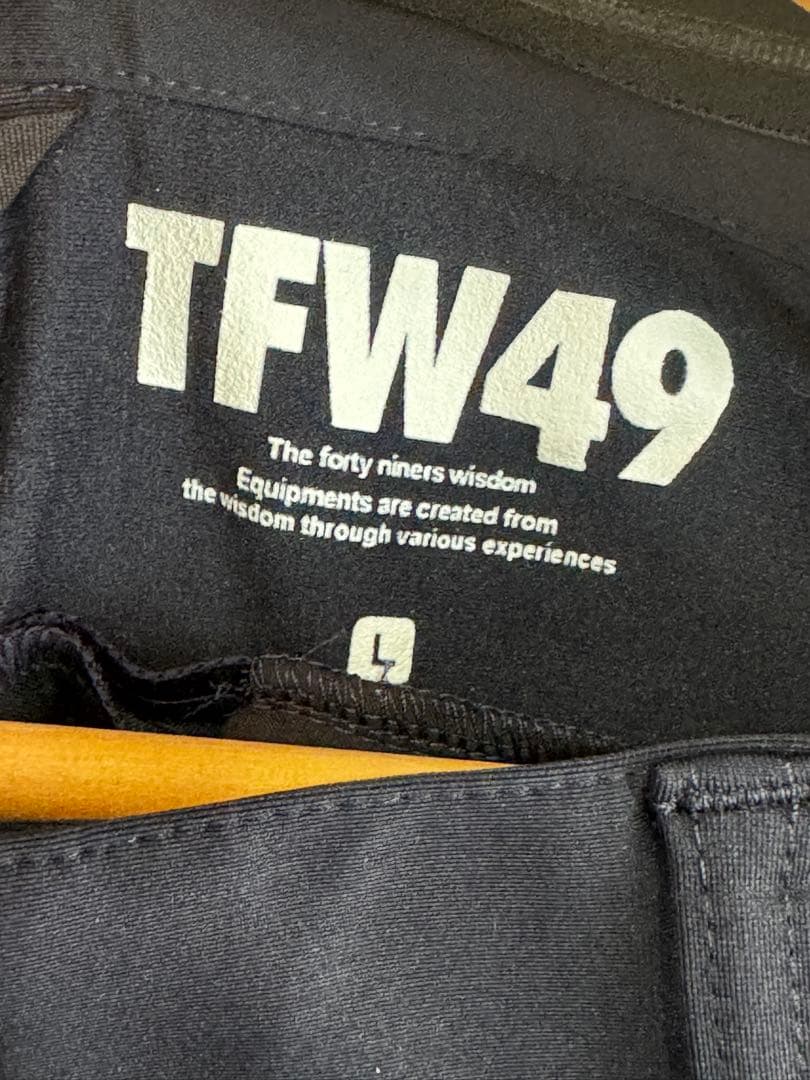 TFW49 ANKLE SLIM PANTS ダークネイビー Lサイズ　新品