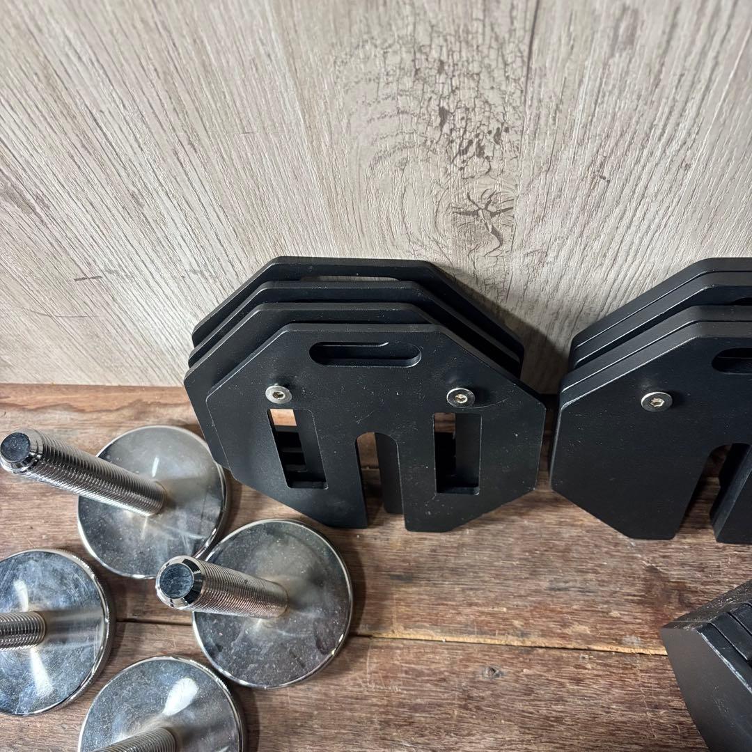 HAIGE 可変式ダンベル 4セット プレート総重量104kg ハイガー