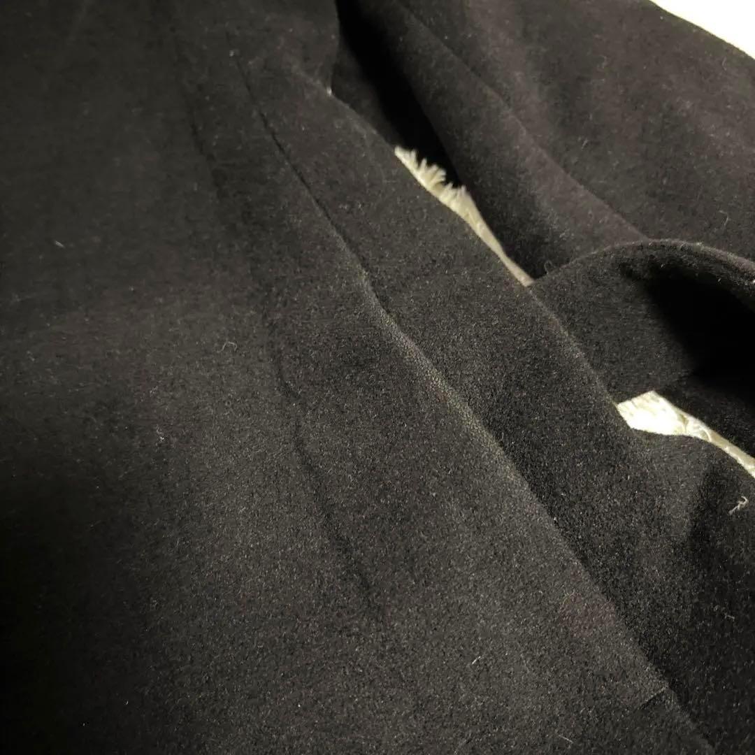 極美品 イネド ロングコート フォックスファー ウール アンゴラ M