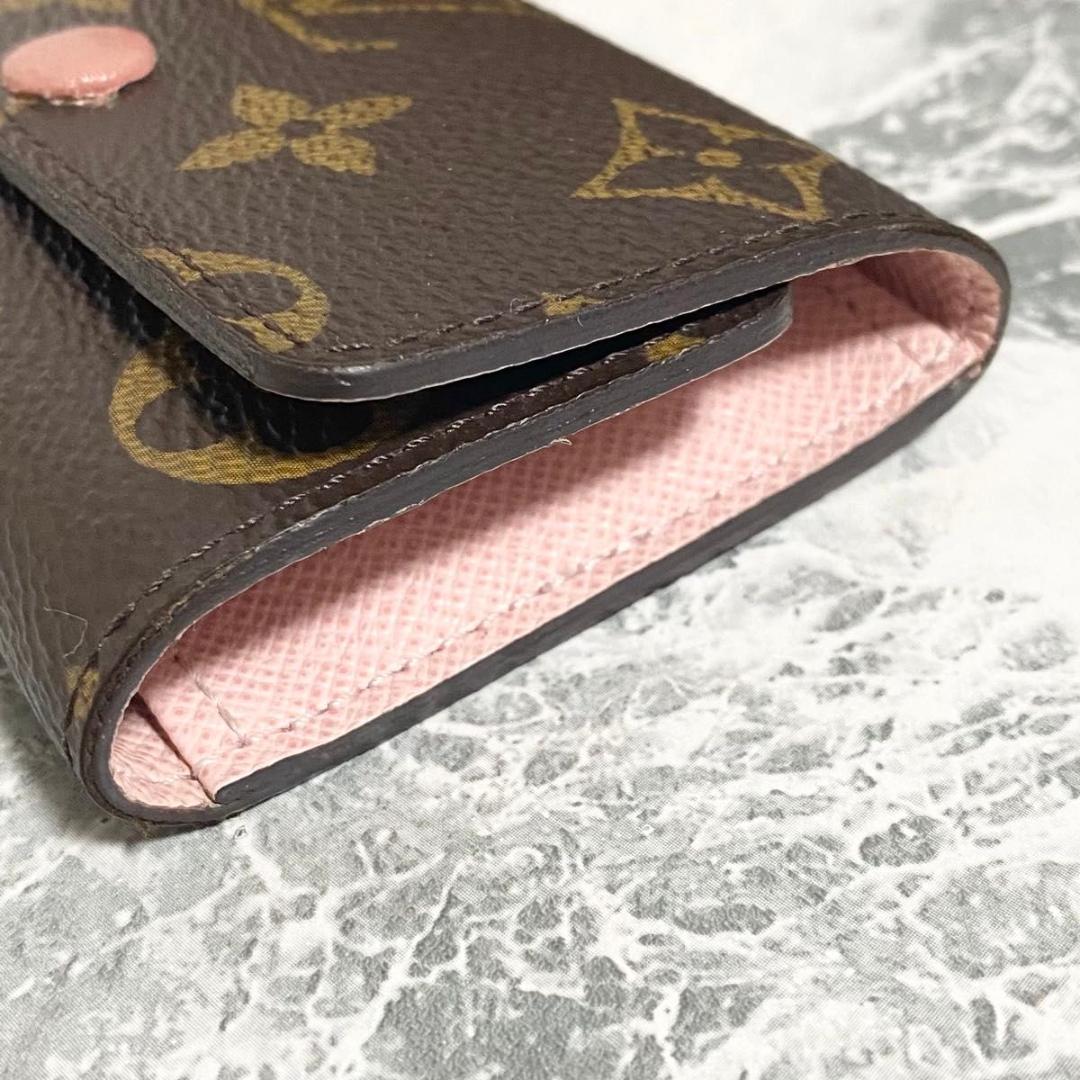ルイヴィトン　キーケース ローズバレリーヌ ミュルティクレ6 ピンク系