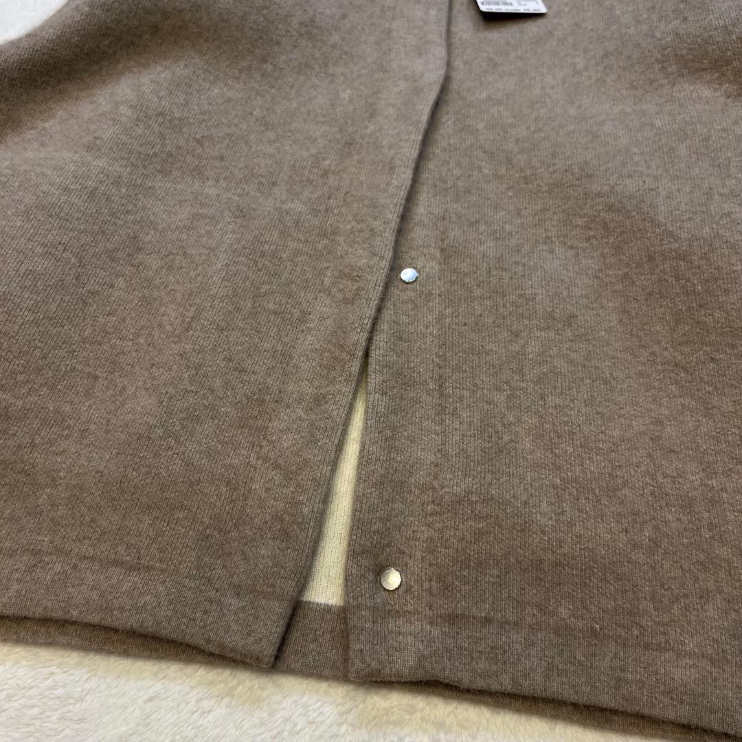 新品タグ付き ラウンジドレス Loungedress 接結ニットコート ベージュ