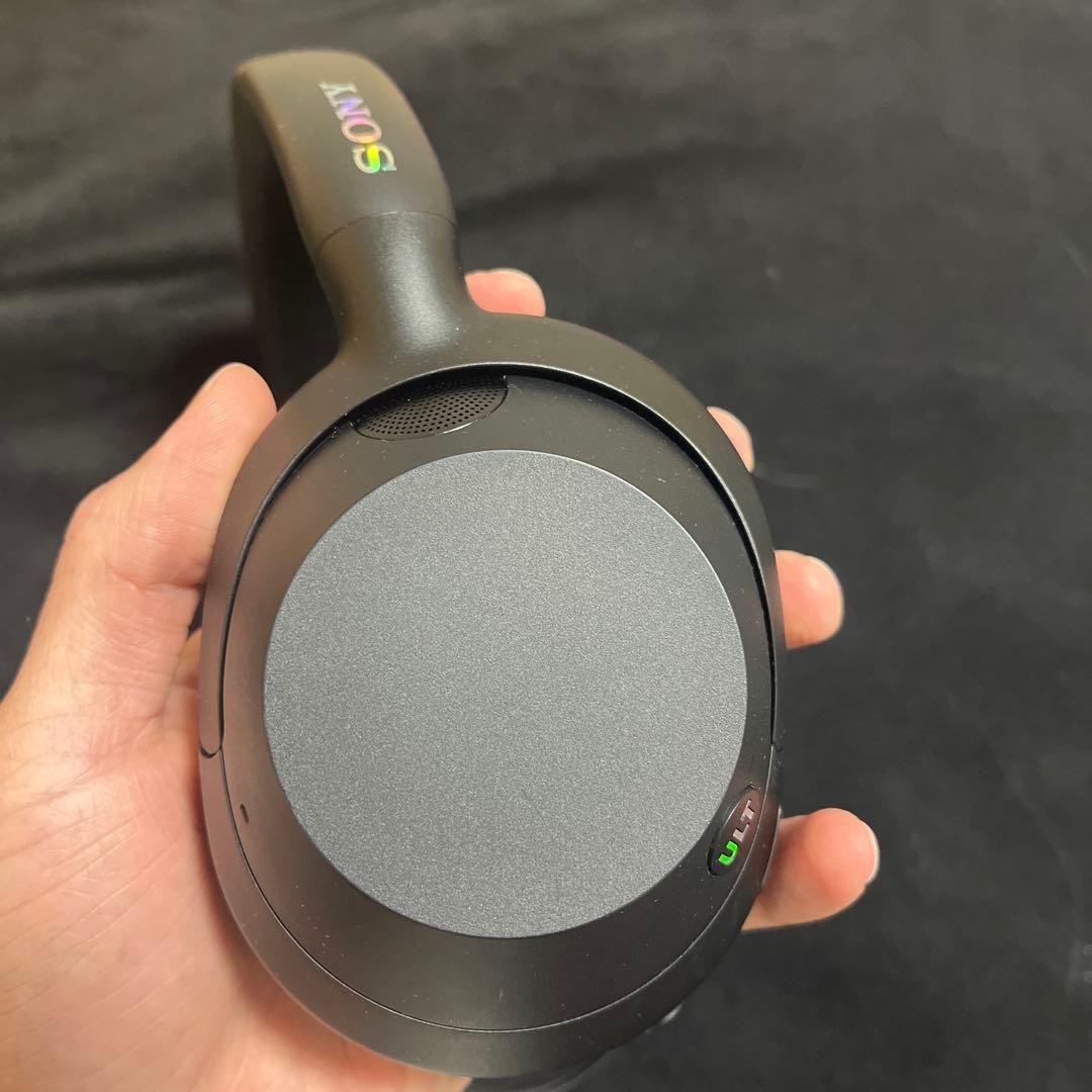 SONY ワイヤレスヘッドホン ブラック 収納ケース付き