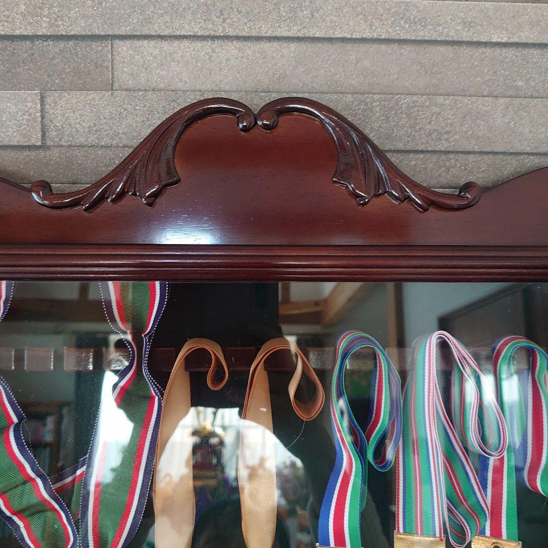 美品ディスプレイケース スーベニアスプーン　コレクションボックス　ガラス扉　壁掛