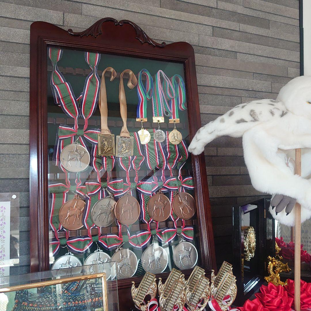 美品ディスプレイケース スーベニアスプーン　コレクションボックス　ガラス扉　壁掛