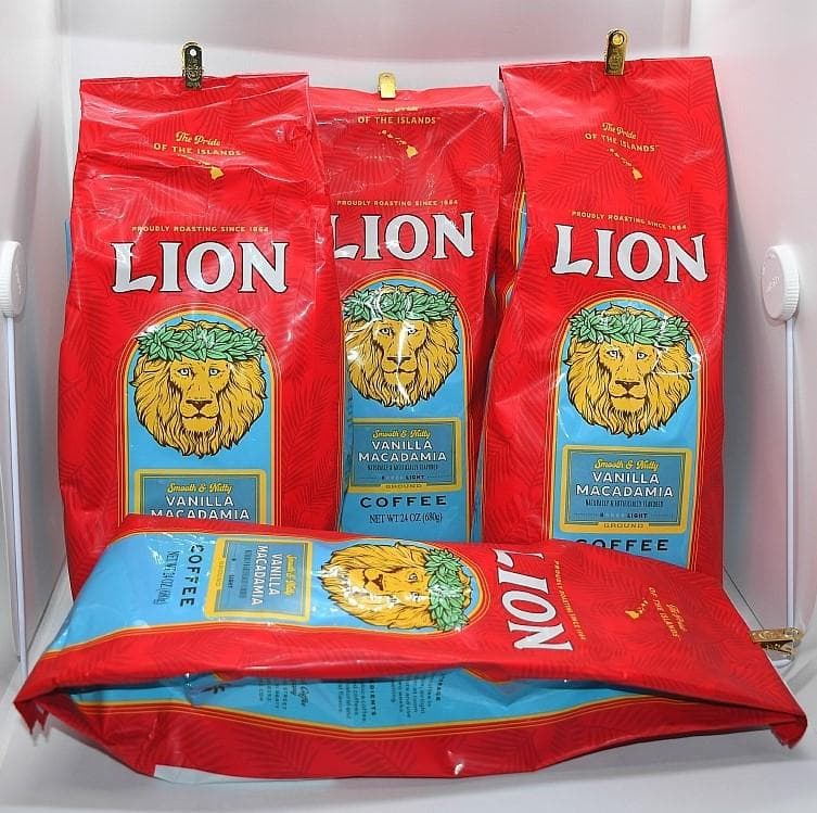 超ビッグLIONライオンコーヒー・バニマカ24oz(680g)×4袋 中抽き