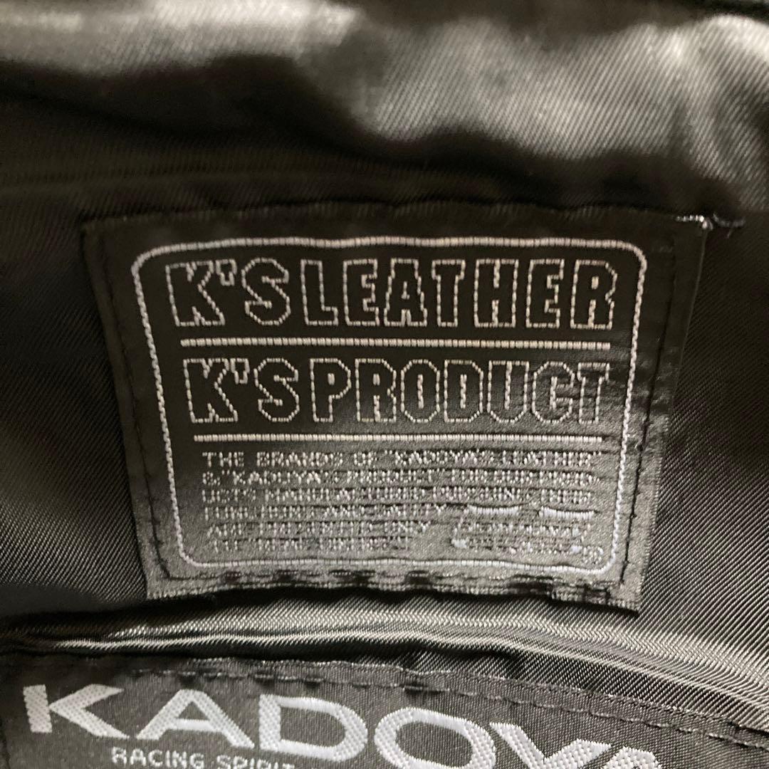 美品　カドヤ ケーズレザー レザーパンツ 黒 本革 ライダース バイク　W33