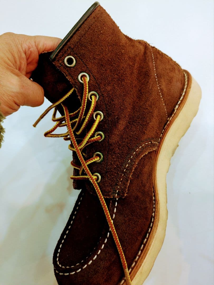 レッドウィング　アイリッシュセッター　ブラウン スエード ブーツ