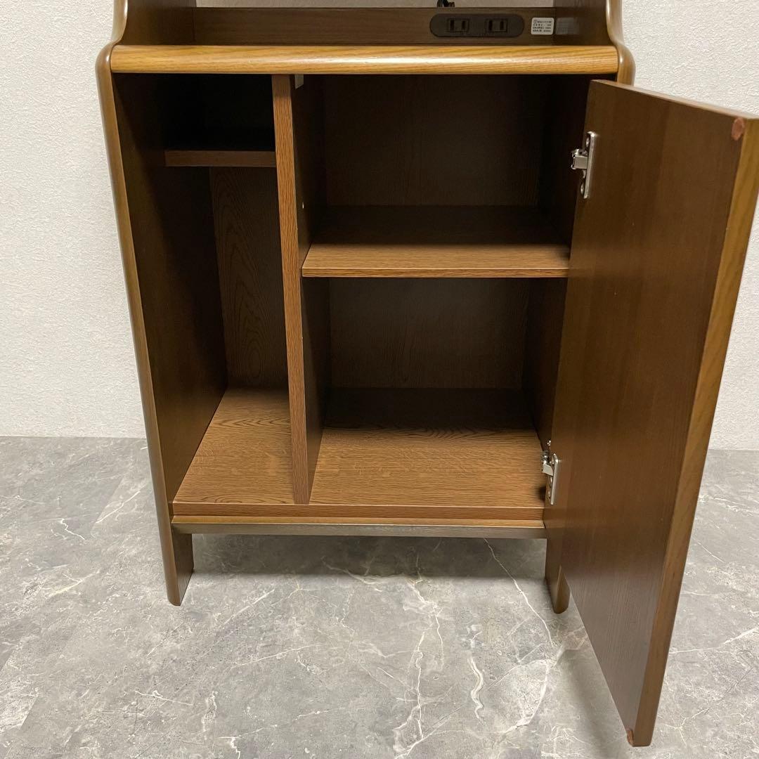 karimoku カリモク家具　電話台　ファックス台　キャビネット　コンソール