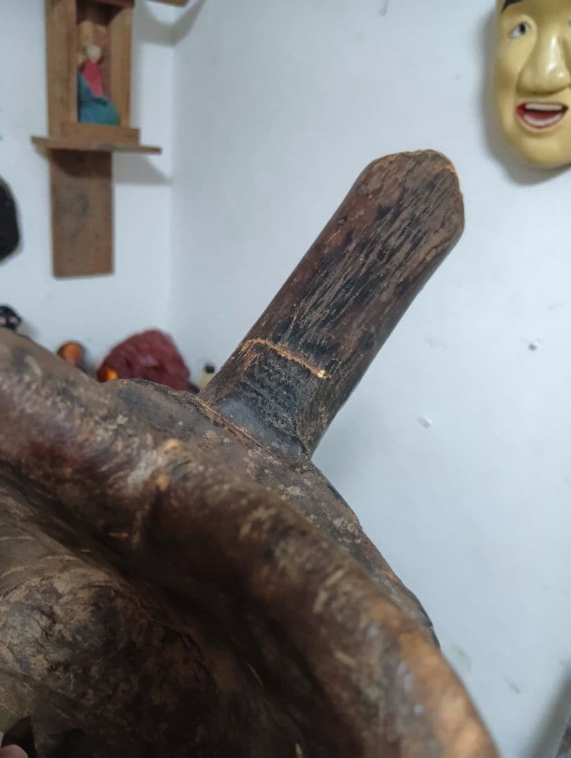 アフリカ マスク グルンシ族 豹？ プリミティブアート 仮面 儀式 祭礼