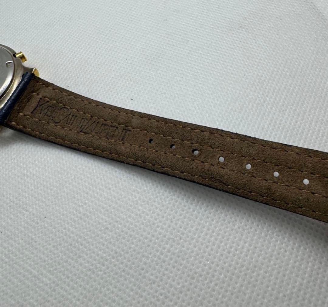 Yves Saint Laurent サンローラン クロノグラフ 腕時計 稼働