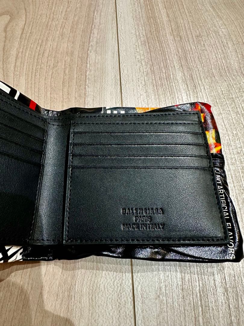 Balenciaga メンズ CHIPS スクエア フォールデッドウォレット