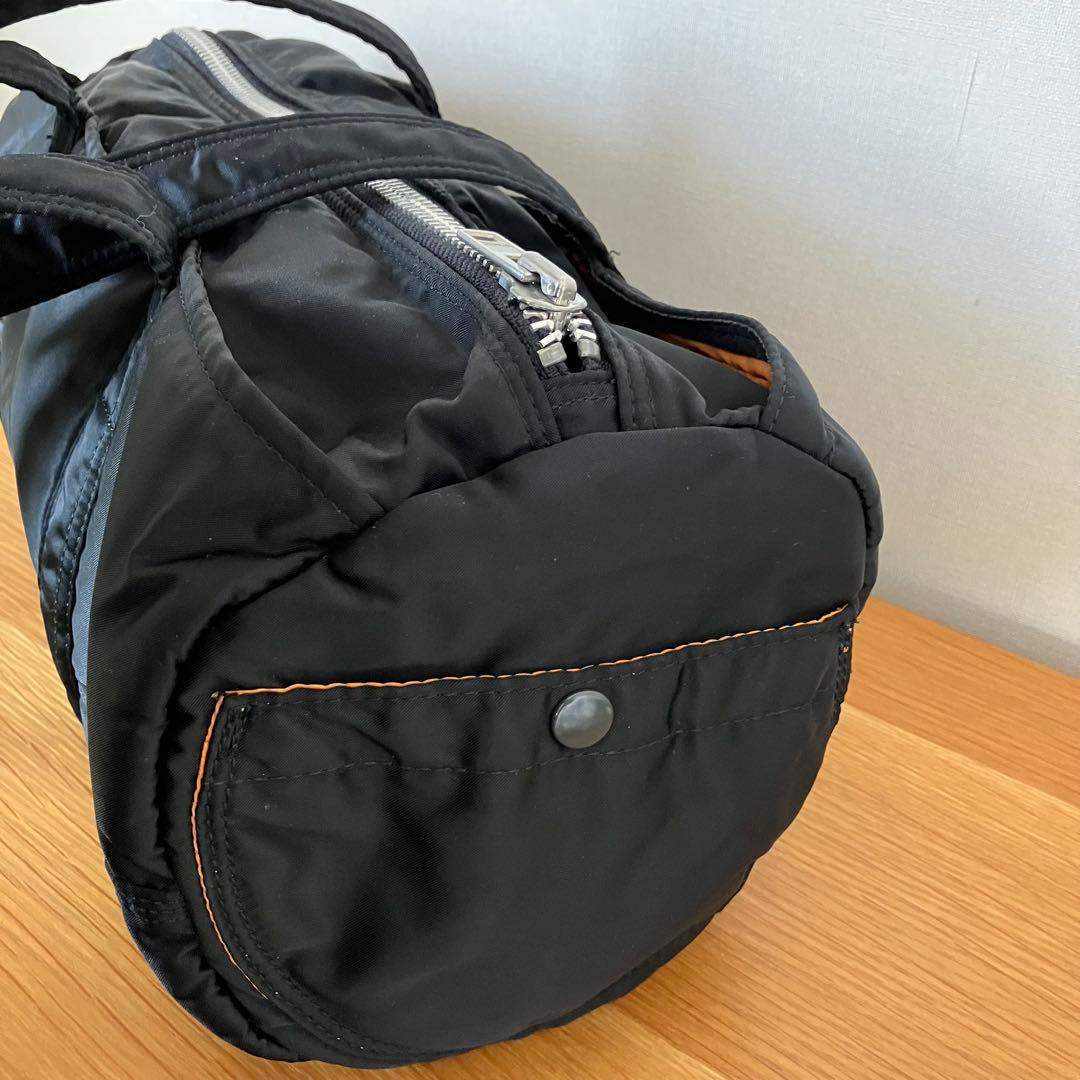 吉田カバン ポーター タンカー ミニボストン ダッフルバッグ L 筒型 ブラック