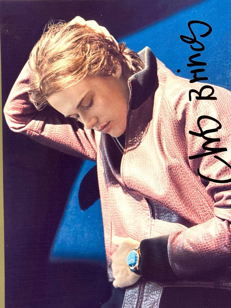 セール中…クリストファーブライニー直筆サイン入り2Lサイズ写真…