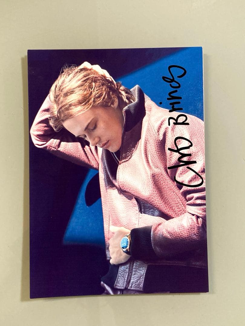 セール中…クリストファーブライニー直筆サイン入り2Lサイズ写真…