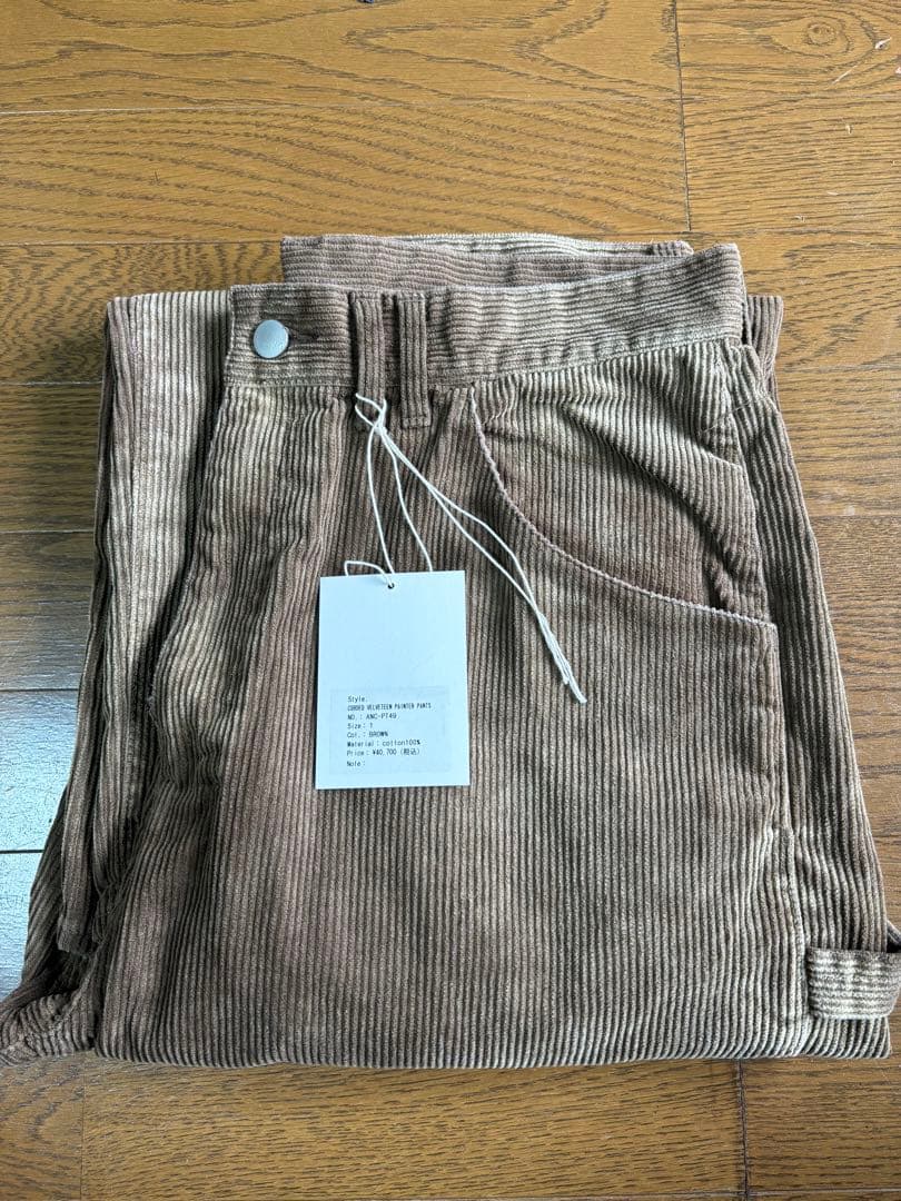 アンセルム　CORDED VELVETEEN PAINTER PANTS