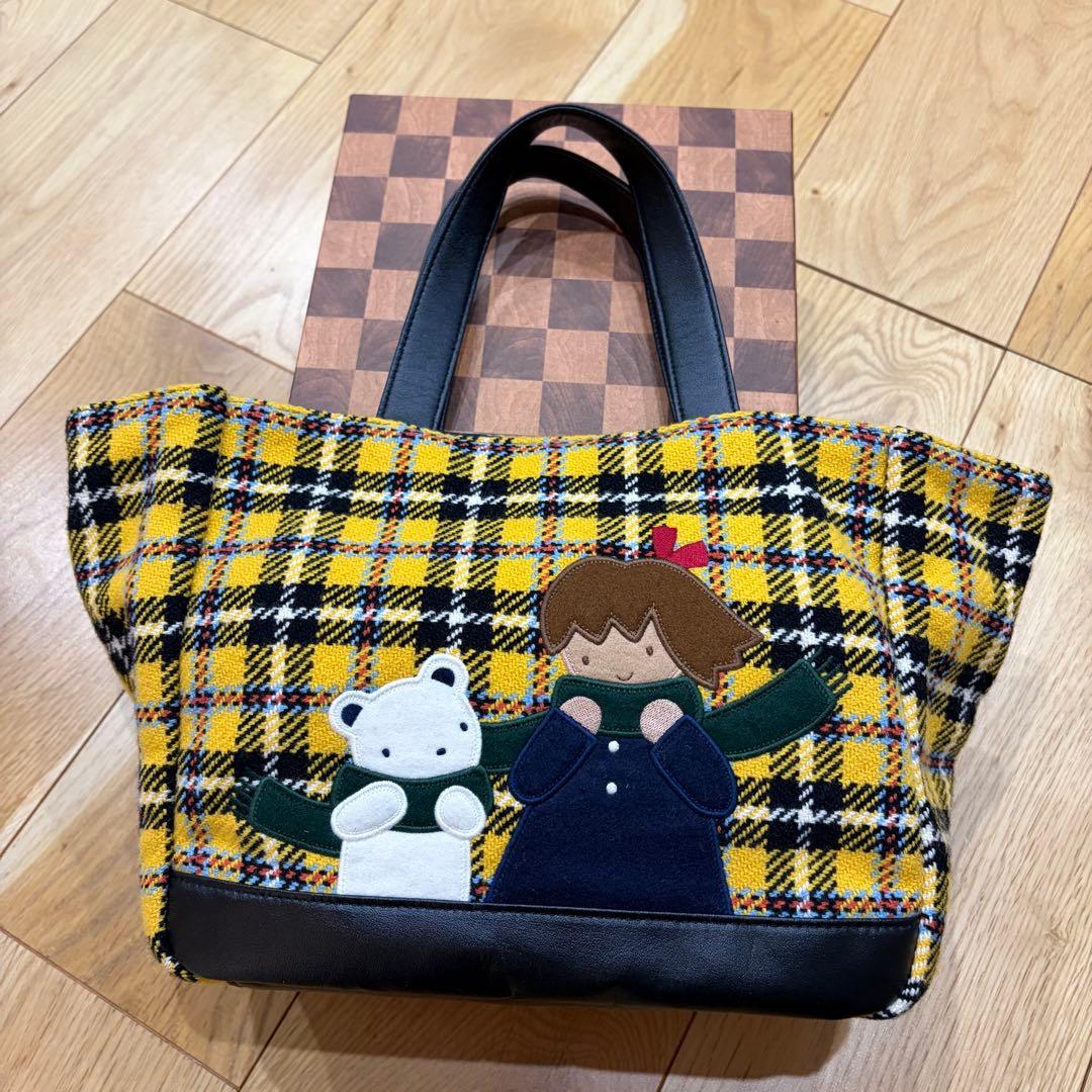 未使用品☺︎ 秋のファミリアショー 2018 チェック柄トートバッグ