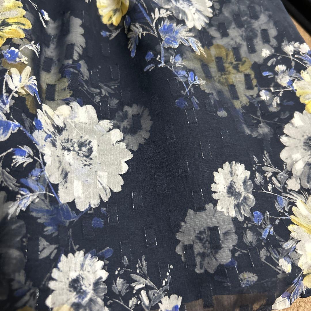 n*x様 タルティーヌエショコラ　花柄 ドレス カーディガン セット　110